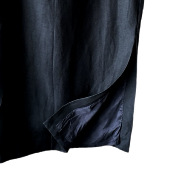 Monsoon Silk Maxi Skirt Navy Size 8 - Picture 5 of 13